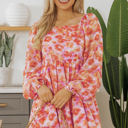 Rose Medium Nia High Waist Mini Dress